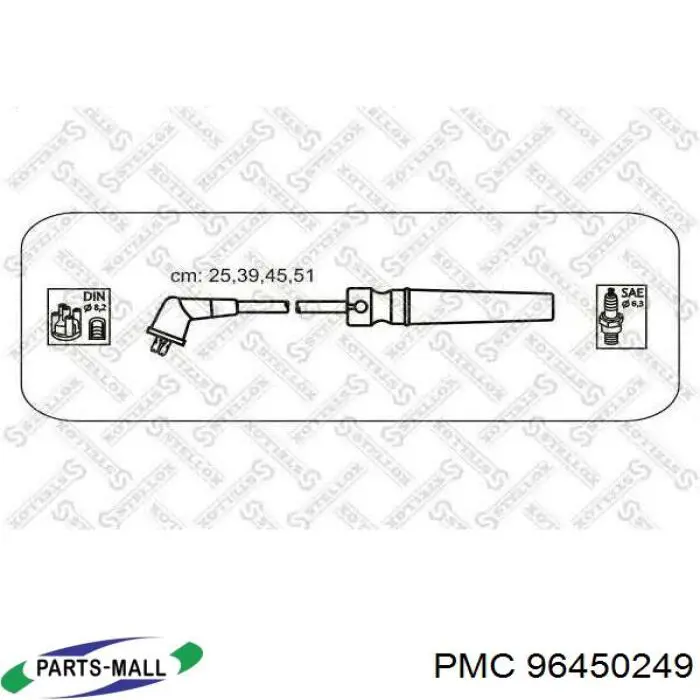 Juego de cables de encendido 96450249 Parts-Mall