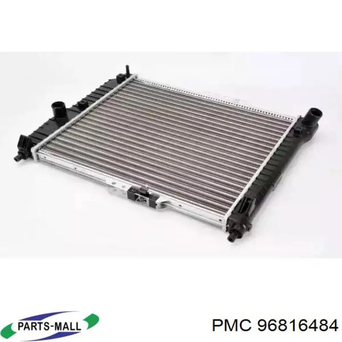 Купить 96816484 Parts-Mall Радиатор водяной