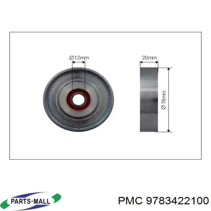 Натяжной ролик 9783422100 Parts-Mall