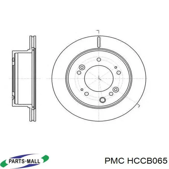 Тормозные диски HCCB065 Parts-Mall