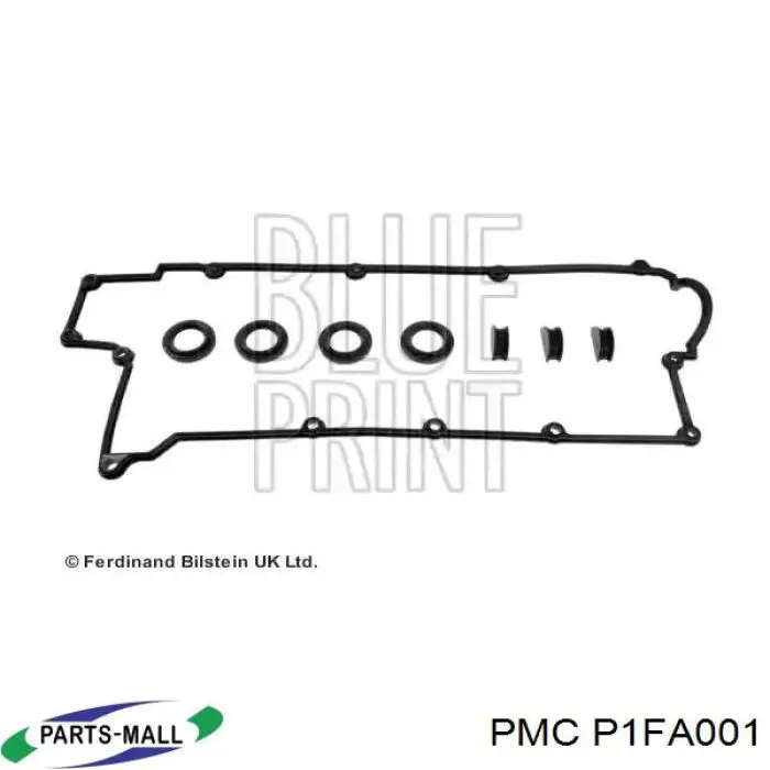 Прокладка клапанной крышки двигателя, задний сегмент Parts-Mall P1FA001