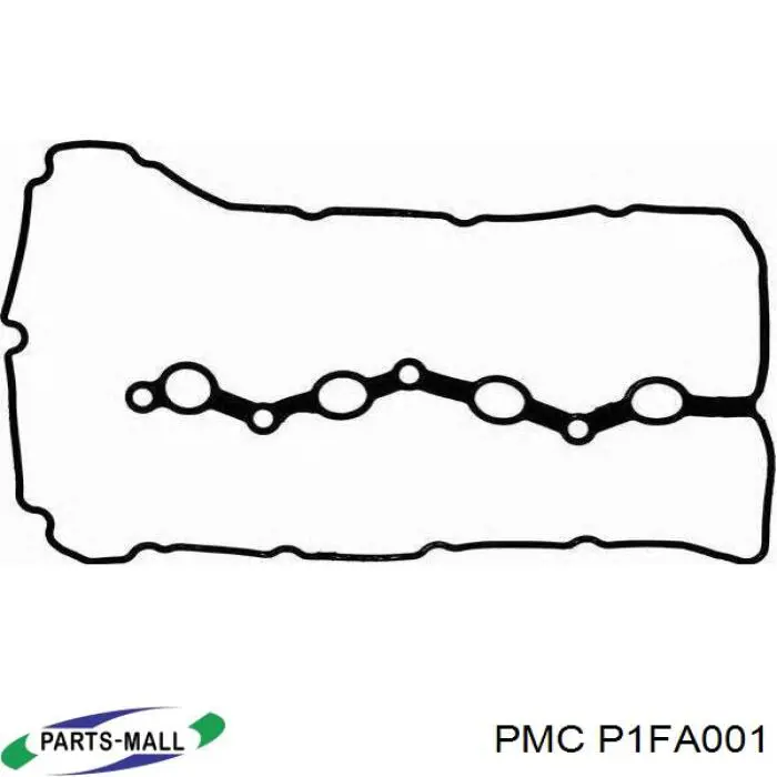 P1FA001 Parts-Mall Прокладка клапанной крышки двигателя, задний сегмент