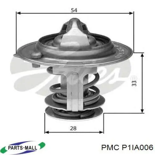 Купить P1IA006 Parts-Mall Прокладка термостата