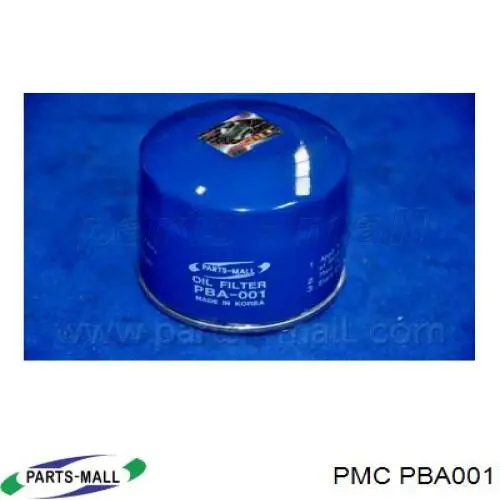 PBA001 PMC Filtro de aceite original y equivalente