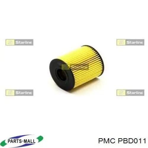 PBD-011 Parts-Mall filtro de óleo