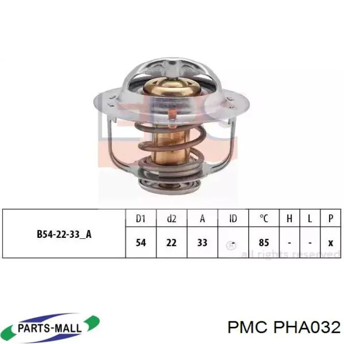 Помпа охлаждения Parts-Mall PHA032 цена, от 23.88 USD