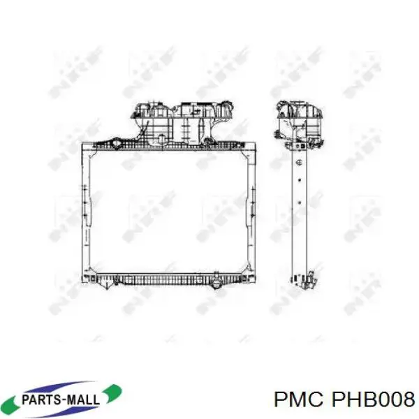 Водяной насос Parts-Mall PHB008