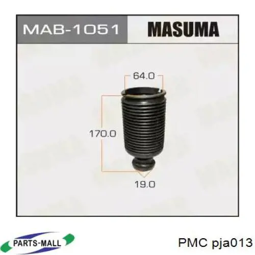 Амортизатор передний PMC PJA013