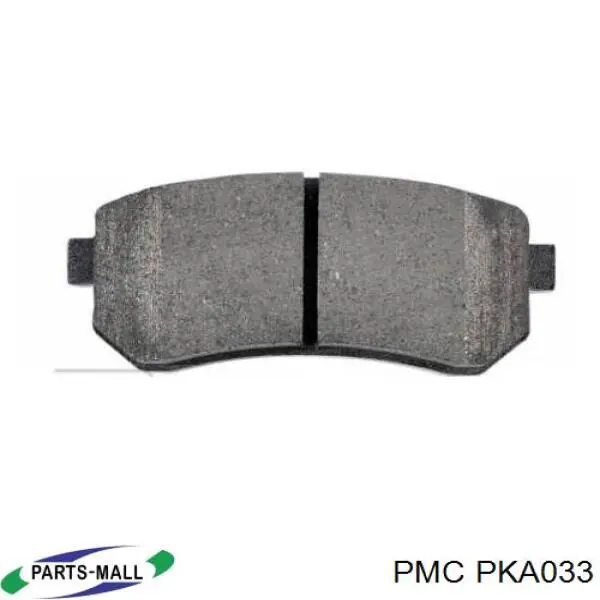 PKA033 Parts-Mall колодки тормозные задние дисковые