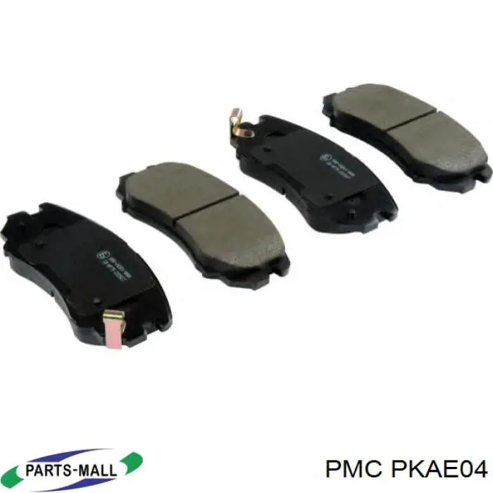 PKAE04 Parts-Mall колодки тормозные передние дисковые