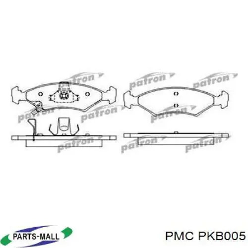 Колодки Parts-Mall PKB005 цена, от 15.15 USD