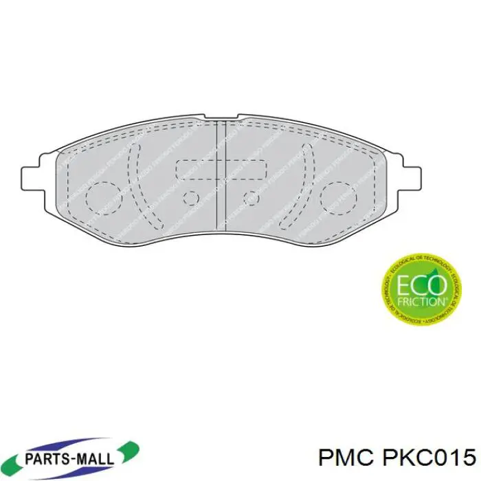 Купить PKC015 Parts-Mall Колодки тормозные
