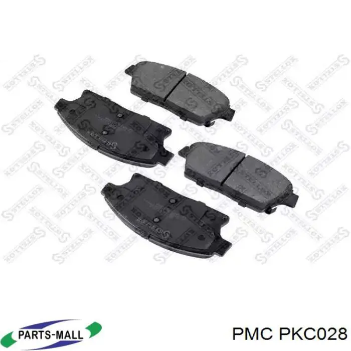 Pastillas de freno delanteras PKC028 Parts-Mall
