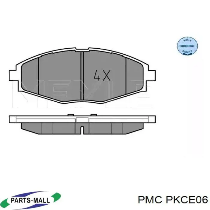 PKCE06 Parts-Mall Колодки передние