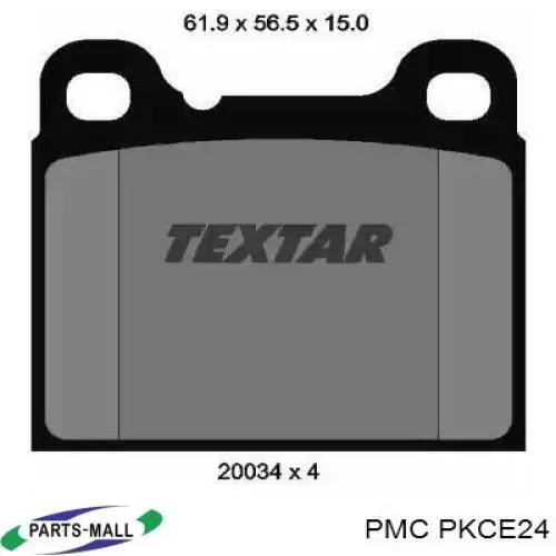 Колодки дисковые  Parts-Mall PKCE24 цена, от 20.52 USD