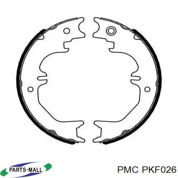 Купить PKF026 Parts-Mall Колодки тормозные