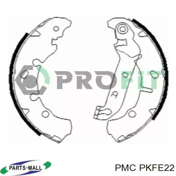 Купить PKFE22 Parts-Mall Колодки тормозные задние, дисковые