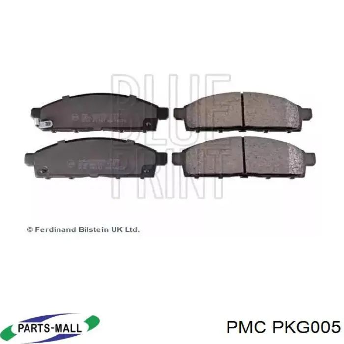 Передние тормозные колодки PKG005 Parts-Mall