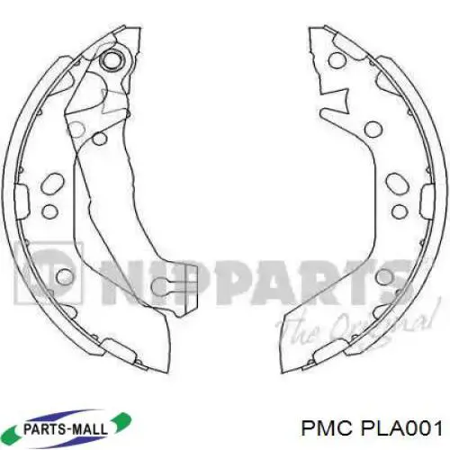 Тормоза рабочие задние ножные и тормозные барабаны Parts-Mall PLA001 цена, от 17.38 USD