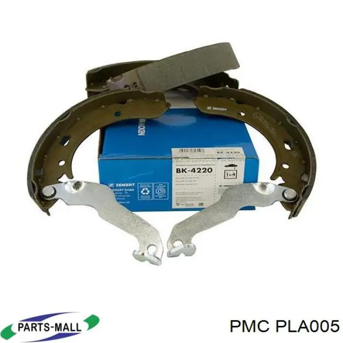 Купить PLA005 Parts-Mall Задние барабанные тормозные колодки