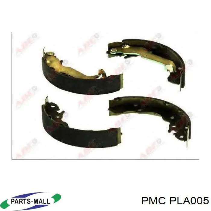 Задние барабанные колодки PLA005 Parts-Mall
