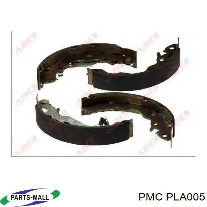 PLA005 Parts-Mall Барабанные тормозные колодки