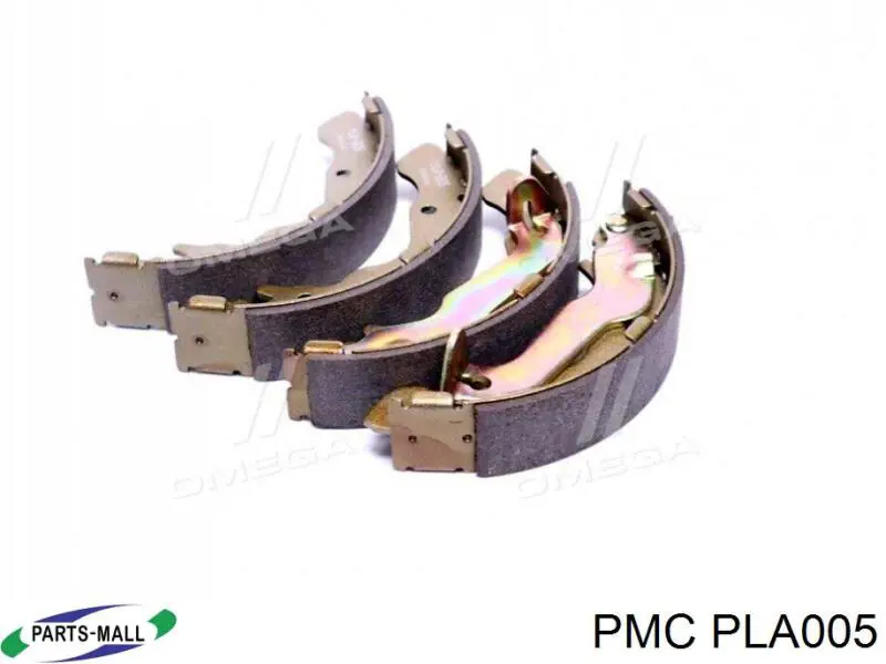 PLA-005 Parts-Mall колодки тормозные задние барабанные