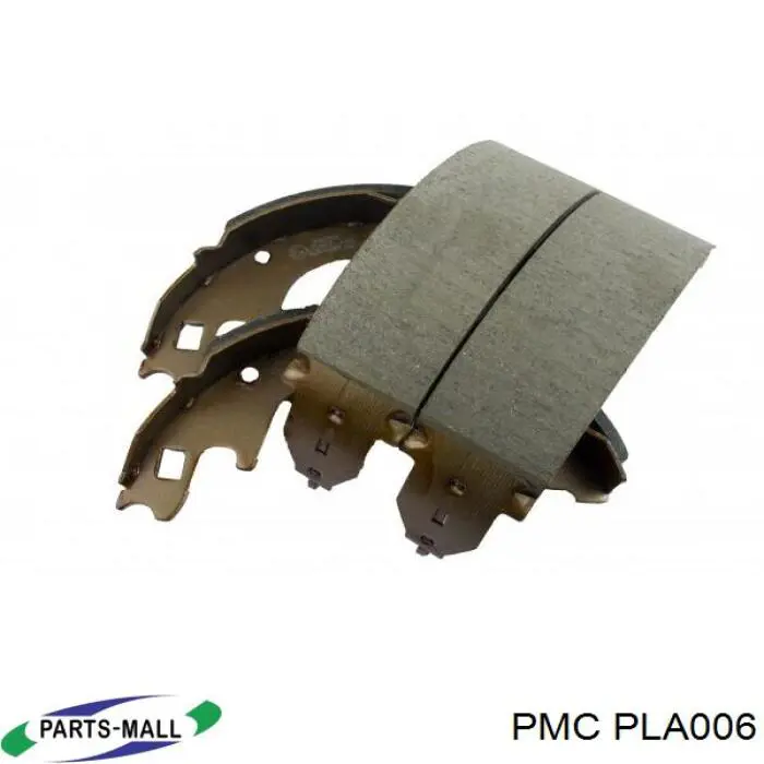 PLA006 Parts-Mall колодки тормозные задние барабанные