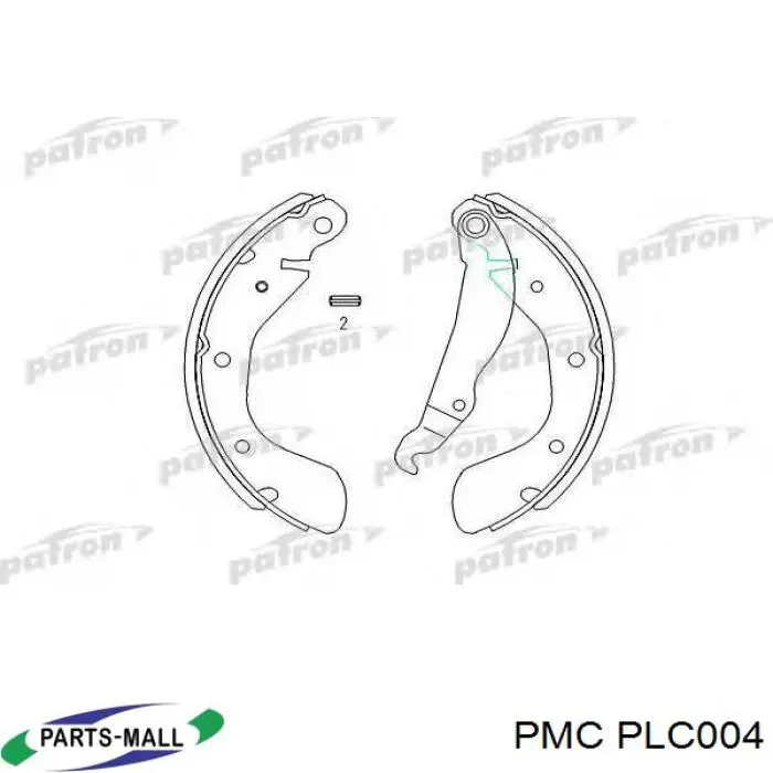 Тормоза рабочие задние ножные и тормозные барабаны Parts-Mall PLC004 цена, от 17.02 USD