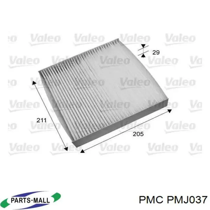 Фильтр воздушный отопителя Parts-Mall PMJ037 цена, от 5.36 USD