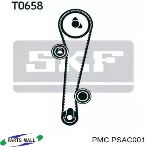 Обводной ролик ремня ГРМ Parts-Mall PSAC001 цена, от 8.61 USD