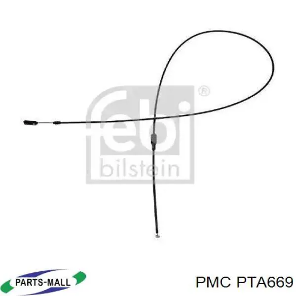 Трос открывания капота задний PTA669 Parts-Mall