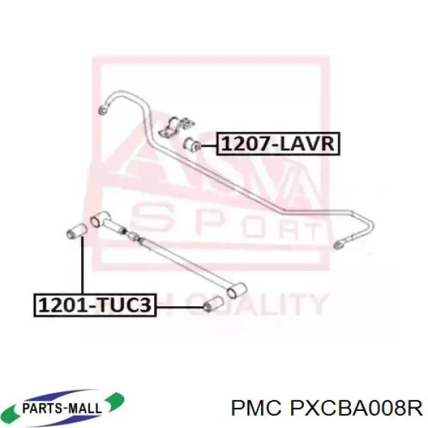Купить PXCBA008R Parts-Mall Сайлентблок цапфы задней