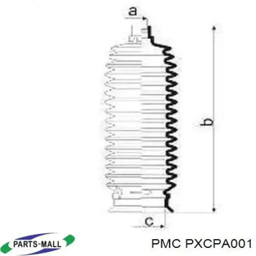 Пыльник рулевой рейки PXCPA001 Parts-Mall