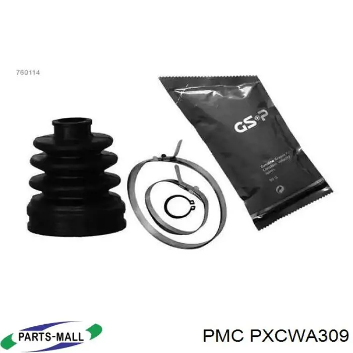 PXCWA309 Parts-Mall Пыльник ШРУСа передней полуоси внутренний