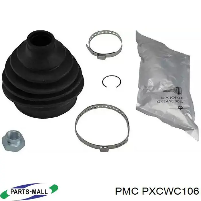 PXCWC106 Parts-Mall Пыльник ШРУСа передней полуоси внутренний
