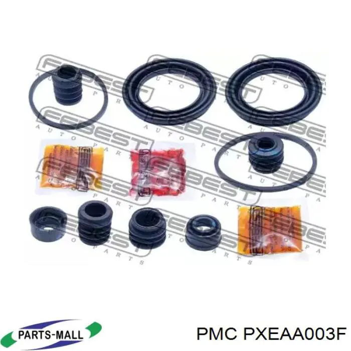 PXEAA003F Parts-Mall ремкомплект суппорта тормозного переднего