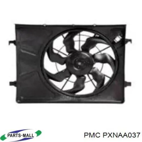 Диффузор радиатора охлаждения в сборе с мотором и крыльчаткой Parts-Mall PXNAA037 цена, от 72.35 USD