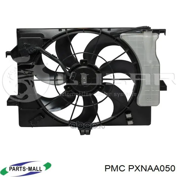 PXNAA-050 Parts-Mall difusor do radiador de esfriamento, montado com motor e roda de aletas