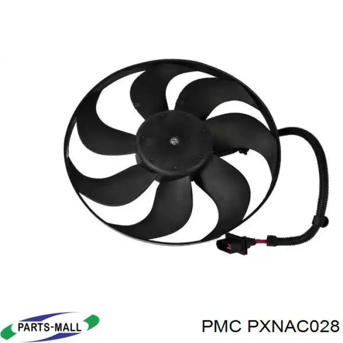 Диффузор вентилятора в сборе с мотором и крыльчаткой PXNAC028 Parts-Mall