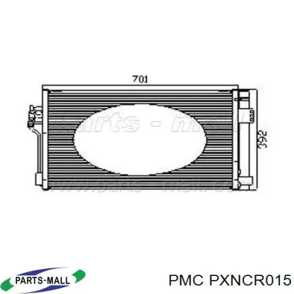 Радиатор кондиционера 8062081 Frig AIR