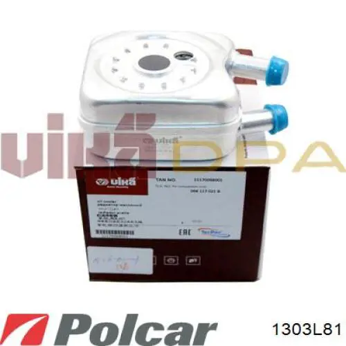 Радиатор масляный (холодильник), под фильтром Polcar 1303L81 цена, от 20.52 USD