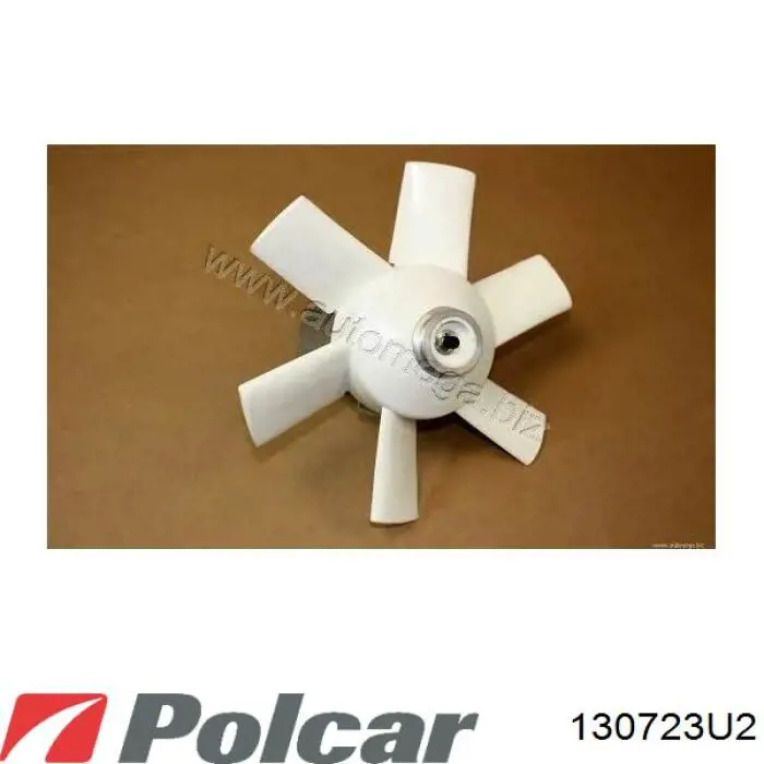 130723U2 Polcar электровентилятор охлаждения в сборе (мотор+крыльчатка)