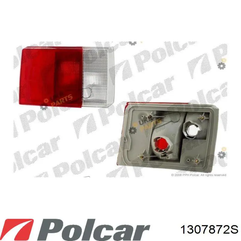 1307872S Polcar фонарь задний левый внутренний