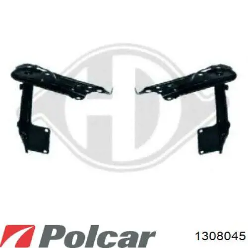 130804-5 Polcar суппорт радиатора левый (монтажная панель крепления фар)