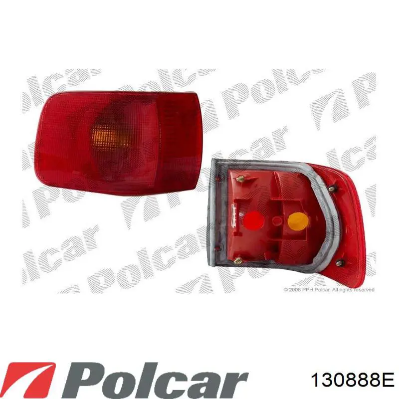 Купить 130888S Polcar Фонарь задний правый, внешний