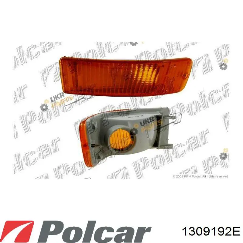 1309192E Polcar габарит (указатель поворота в бампере, левый)