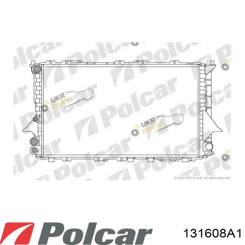 131608A1 Polcar радиатор