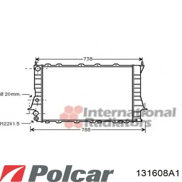 Купить AC559486 Maxgear Радиатор водяной