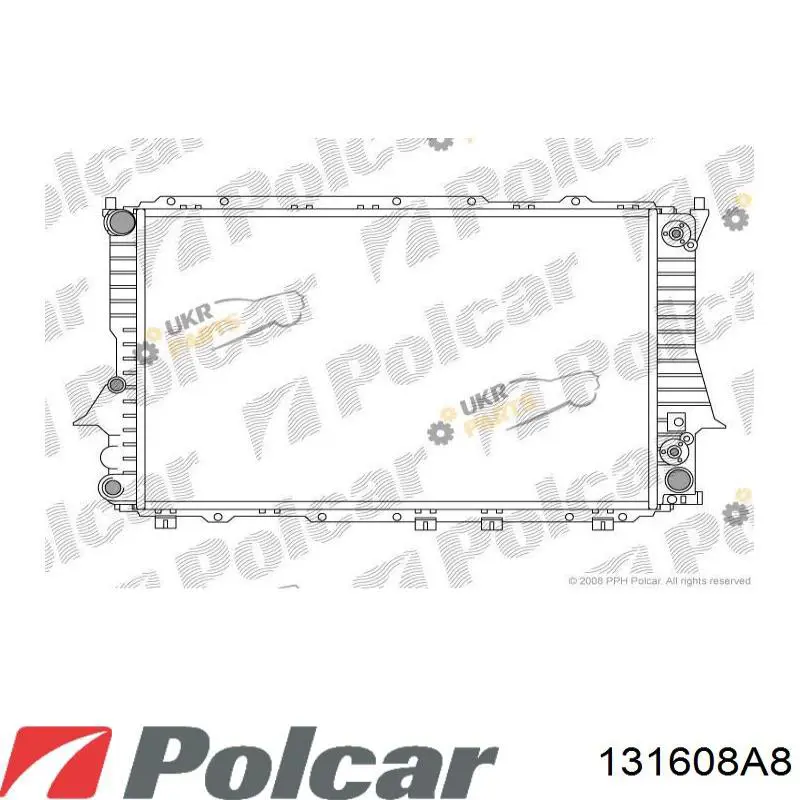131608A8 Polcar радиатор